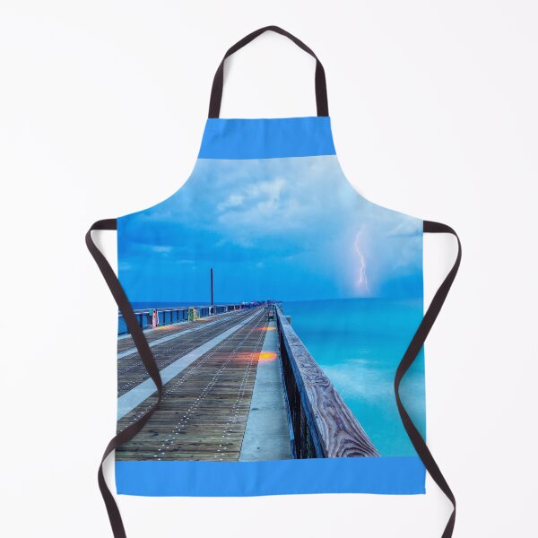 Item preview, Lightning At Navarre Beach Pier designed and sold by mljdwhite.