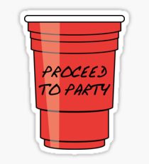 Proceed to Party Sticker