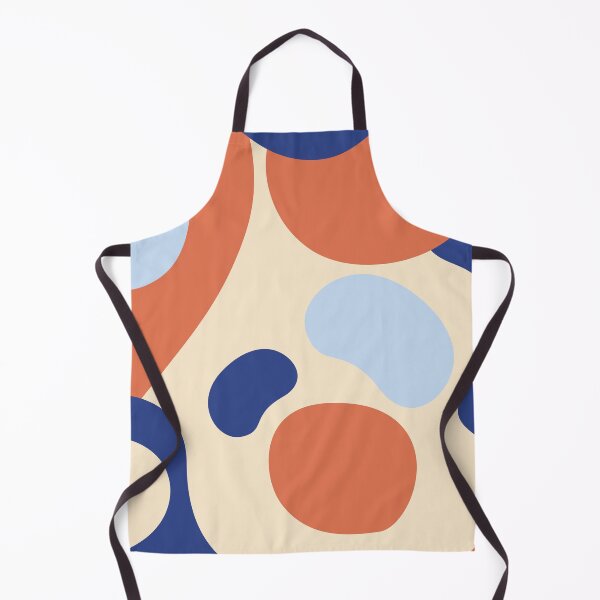 Item preview, Abstract Print Orange Blue Cream designed and sold by BeatrisVeres.