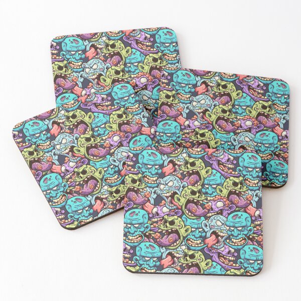 Item preview, Zombie Heads Pattern designed and sold by Peekonet.