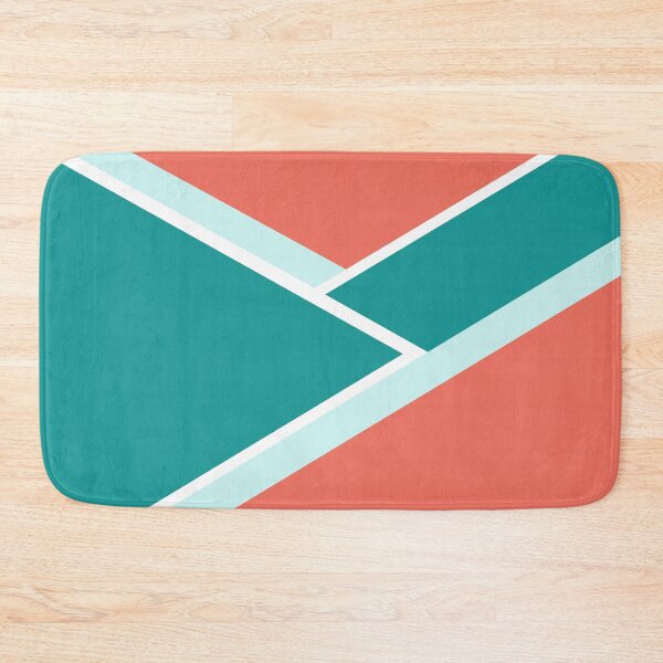 Item preview, Abstract Print Blue Orange Green White designed and sold by BeatrisVeres.