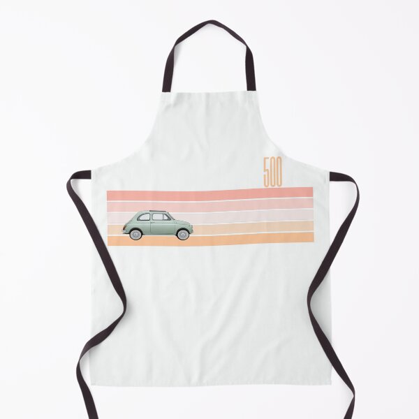 Item preview, Fiat 500 pink rainbow retro sunset design designed and sold by MiloHarris.