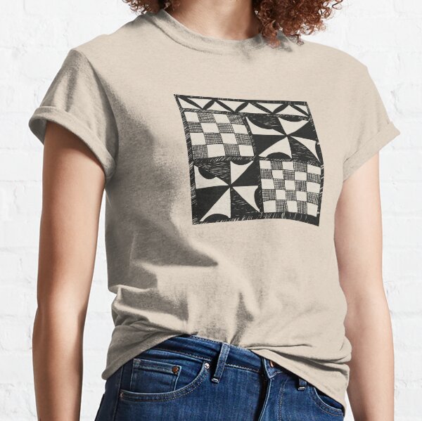 Tapa | Barkcloth Pattern | Pacifica Pattern | Polynesian Patterns | Classic T-Shirt