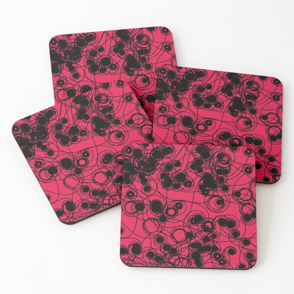 Item preview, Spiral chaotic design - black and red designed and sold by rahilvalani.
