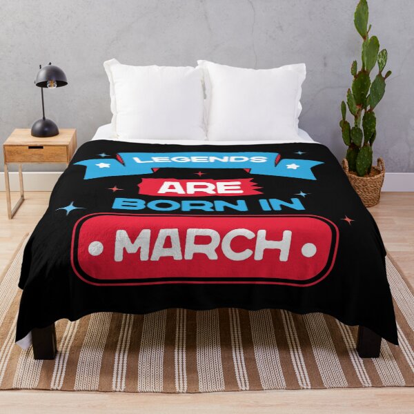 Item preview, Legends Are Born In March designed and sold by PrasartShop.