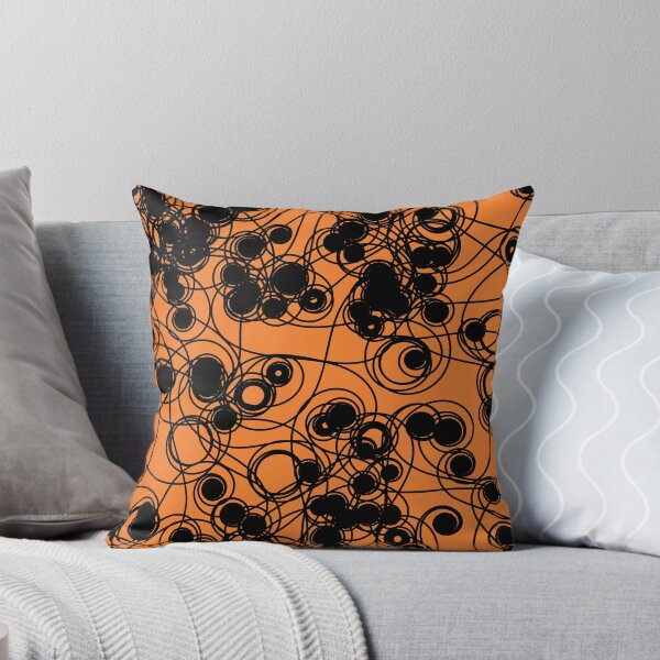 Item preview, Spiral chaotic design - black and orange designed and sold by rahilvalani.