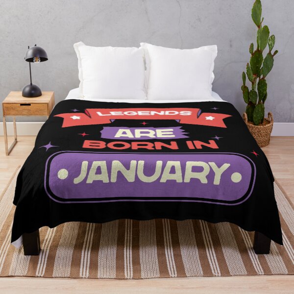 Item preview, Legends Are Born In January designed and sold by PrasartShop.
