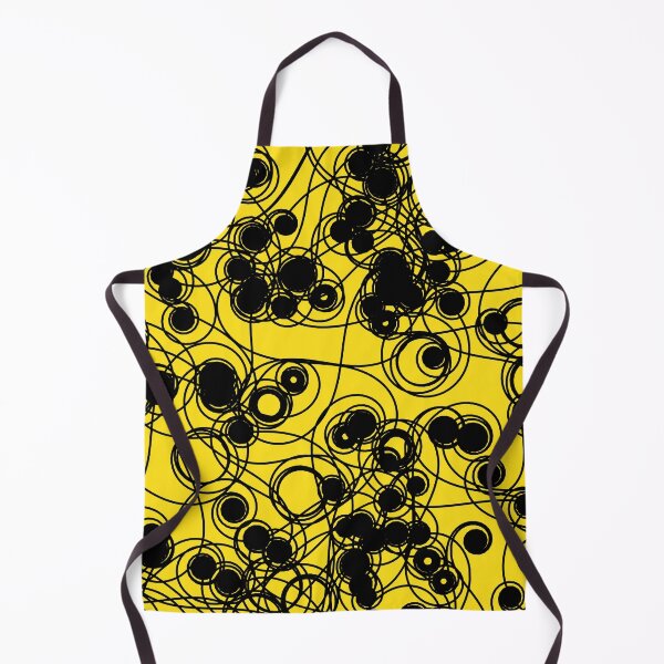 Item preview, Spiral chaotic design - black and yellow designed and sold by rahilvalani.