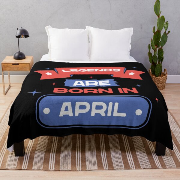 Item preview, Legends Are Born In April designed and sold by PrasartShop.