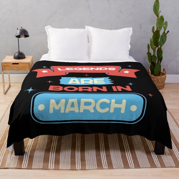 Item preview, Legends Are Born In March designed and sold by PrasartShop.
