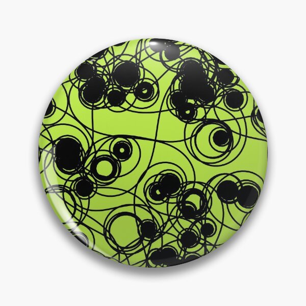 Item preview, Spiral chaotic design - black and lime designed and sold by rahilvalani.