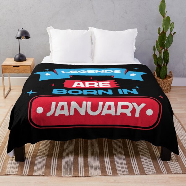 Item preview, Legends Are Born In January designed and sold by PrasartShop.