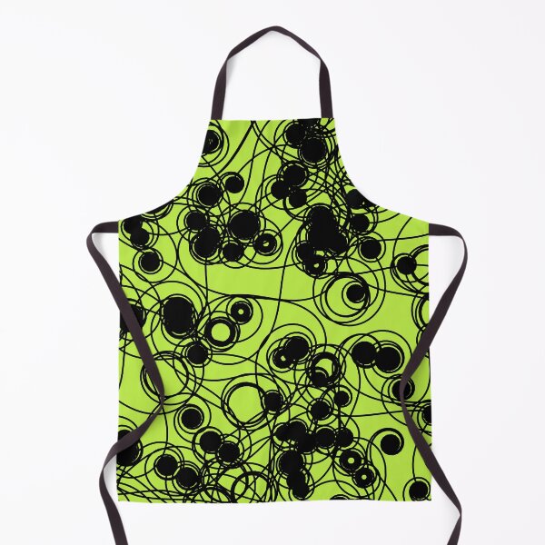 Item preview, Spiral chaotic design - black and lime designed and sold by rahilvalani.