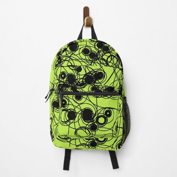Item preview, Spiral chaotic design - black and lime designed and sold by rahilvalani.