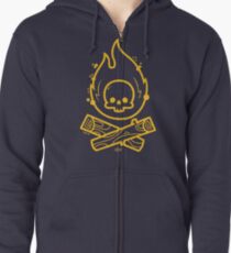 Camp or Die Zipped Hoodie