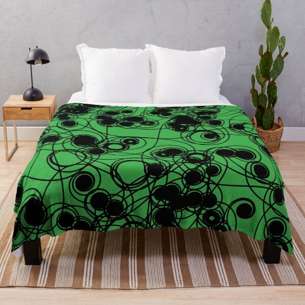 Item preview, Spiral chaotic design - black and green designed and sold by rahilvalani.