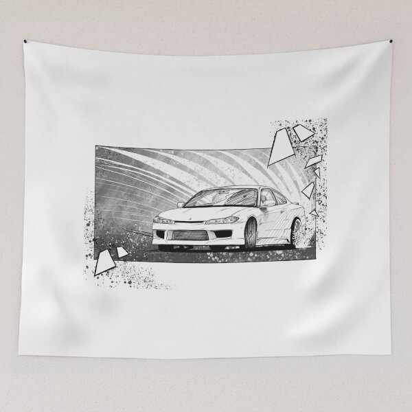 Item preview, Drift 9 - drifting comic car art designed and sold by Yeomans Cartoons.