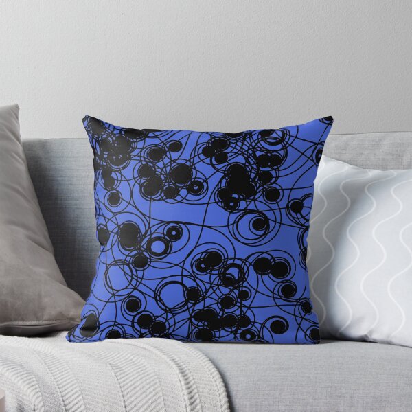 Item preview, Spiral chaotic design - black and blue designed and sold by rahilvalani.