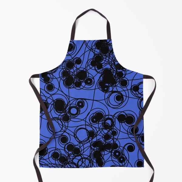 Item preview, Spiral chaotic design - black and blue designed and sold by rahilvalani.