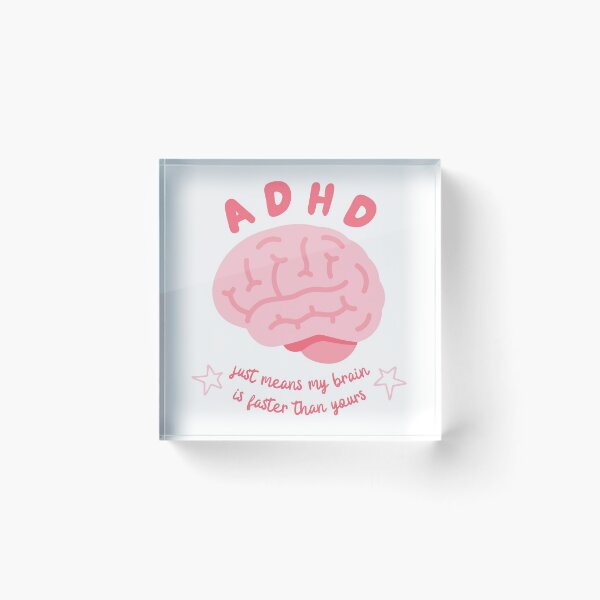 Item preview, ADHD My brain is faster than yours | ADHD Awareness  designed and sold by LemonbatStudio.