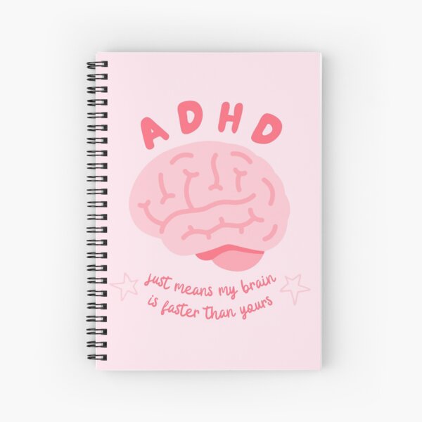 ADHD My brain is faster than yours | ADHD Awareness  Spiral Notebook