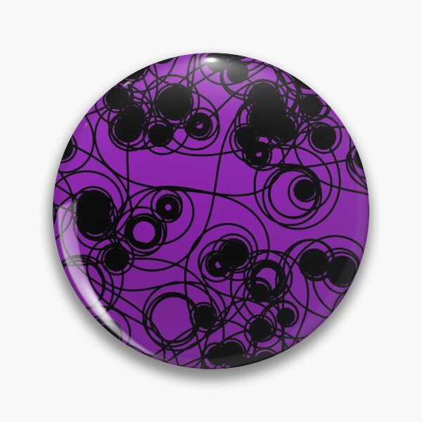 Item preview, Spiral chaotic design - black and purple designed and sold by rahilvalani.