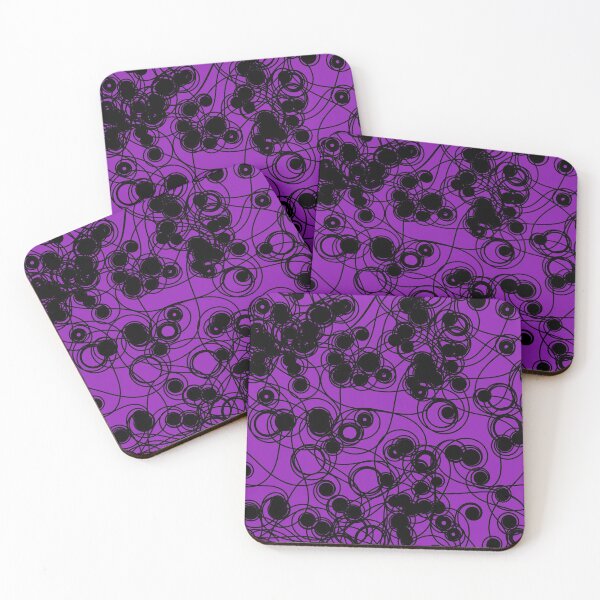 Item preview, Spiral chaotic design - black and purple designed and sold by rahilvalani.