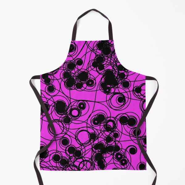 Item preview, Spiral chaotic design - black and magenta designed and sold by rahilvalani.