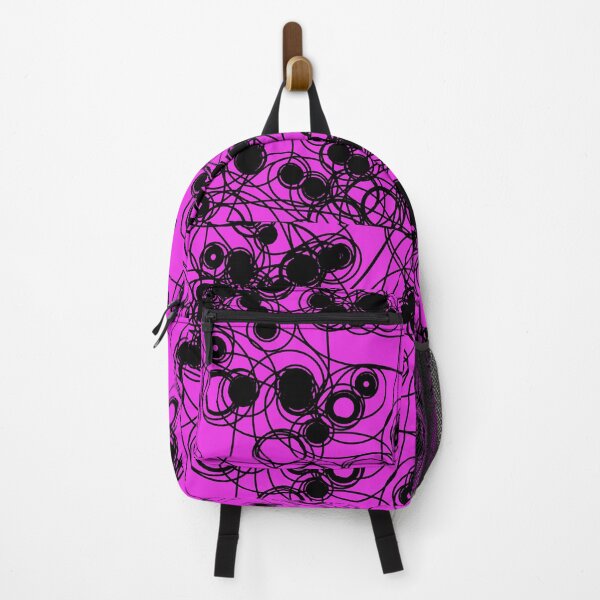 Item preview, Spiral chaotic design - black and magenta designed and sold by rahilvalani.