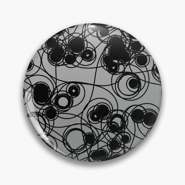 Item preview, Spiral chaotic design - black and gray designed and sold by rahilvalani.