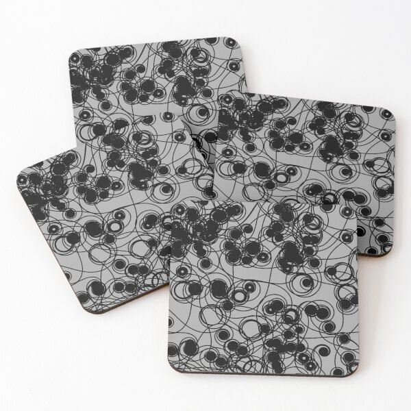Item preview, Spiral chaotic design - black and gray designed and sold by rahilvalani.