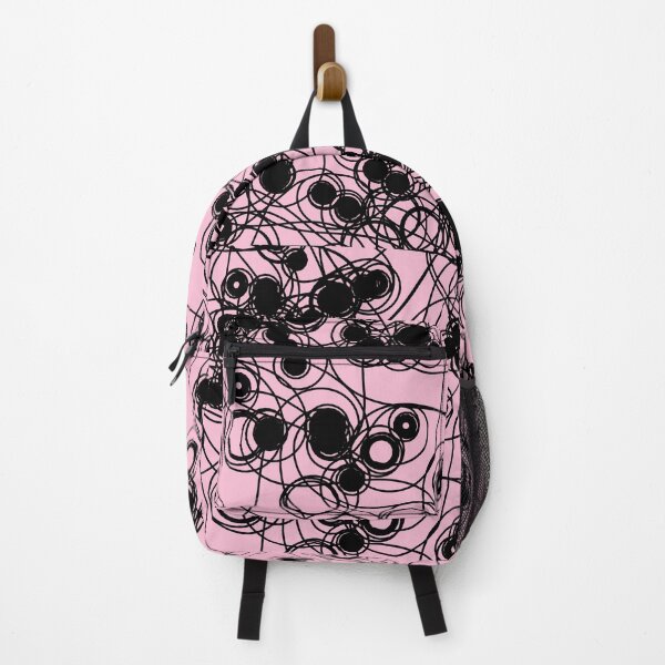 Item preview, Spiral chaotic design - black and pink designed and sold by rahilvalani.