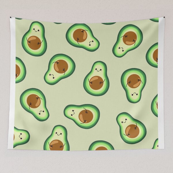 Item preview, Green cute avocado holding bone in hands, pregnancy designed and sold by Юлия Кондрашина.