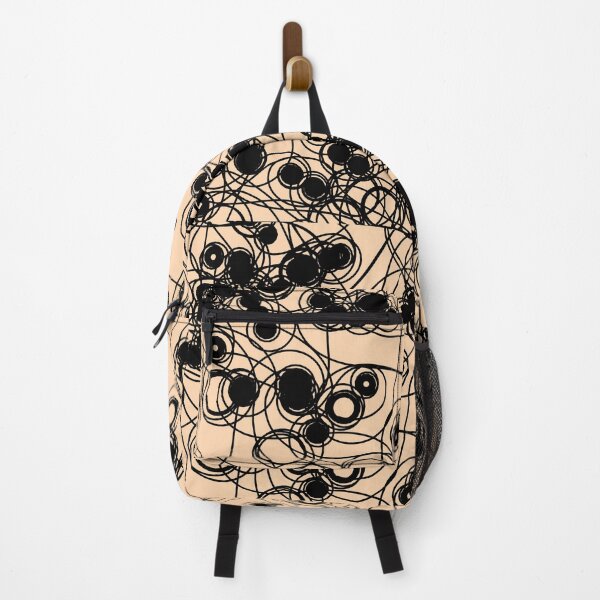 Item preview, Spiral chaotic design - black and apricot designed and sold by rahilvalani.