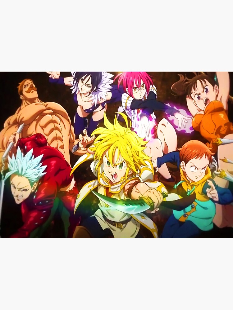 Anime Nanatsu No Taizai Seven Deadly Sins Poster for Sale by  Nicholapolitano