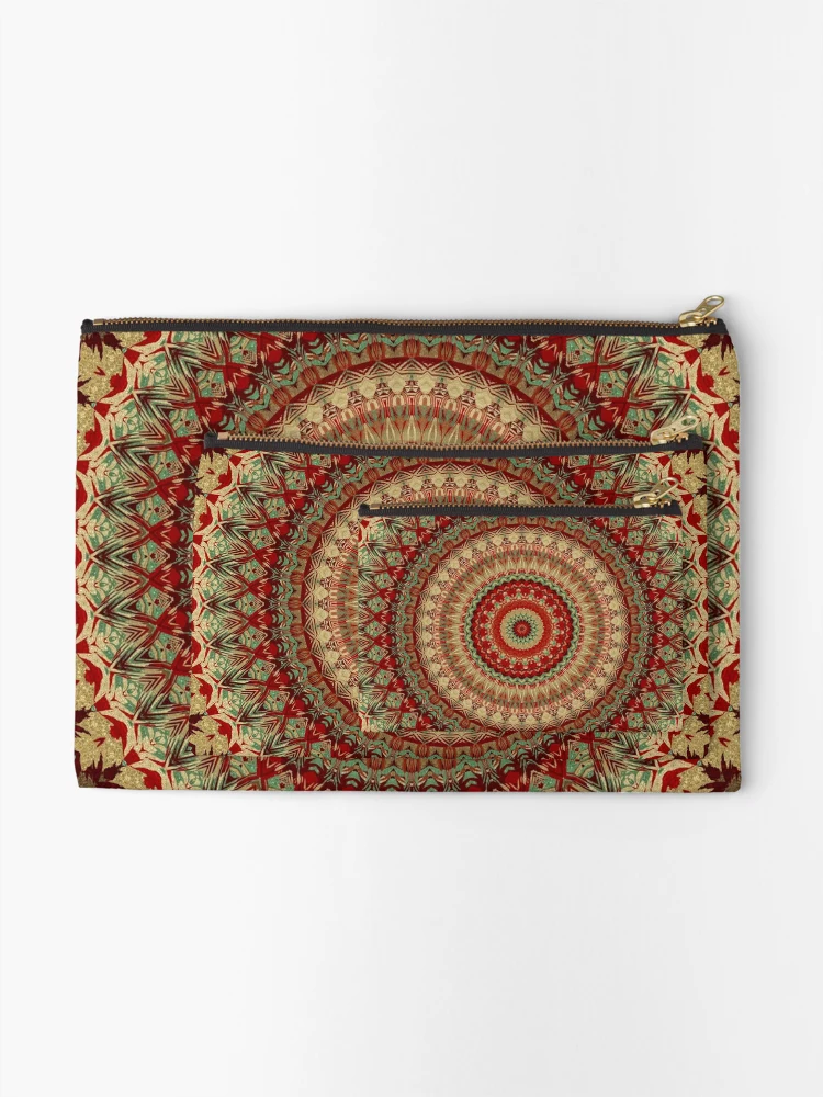 Thumbnail 2 of 4, Zipper Pouch, Mandala 34 designed and sold by Mandala Of Life.