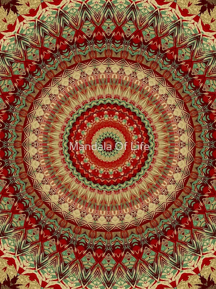 Thumbnail 3 of 3, Scarf, Mandala 34 designed and sold by Mandala Of Life.