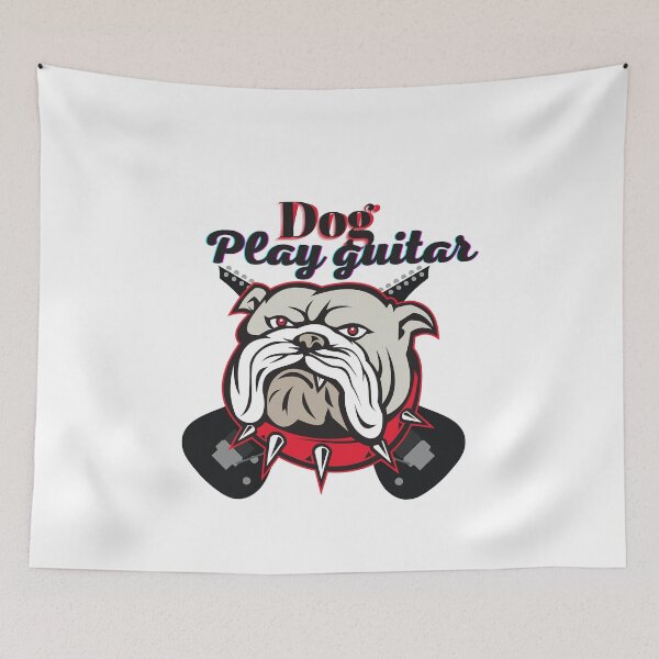 Item preview,  dog play guitar designed and sold by Karolj.