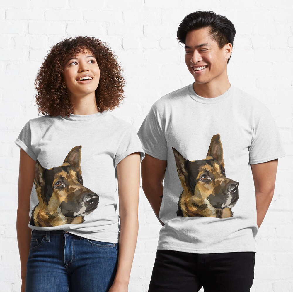 German Shepherd T Shirt By Aecdesign Redbubble