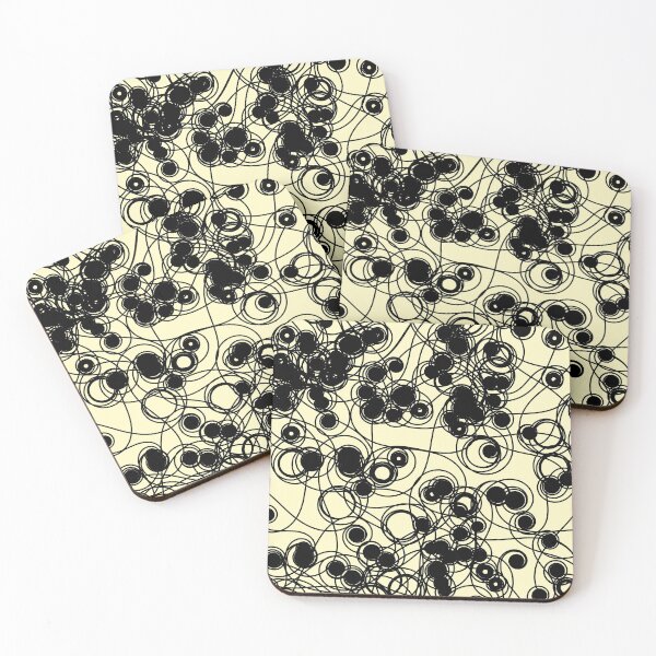 Item preview, Spiral chaotic design - black and beige designed and sold by rahilvalani.