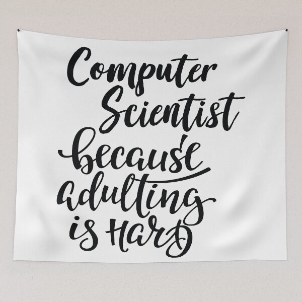 Item preview, Computer Scientist Because Adulting Is Hard  designed and sold by FiveNiches.