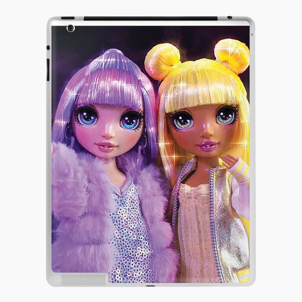 Violet Willow and Sunny Madison Rainbow High Purple Yellow iPad