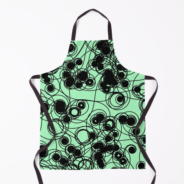 Item preview, Spiral chaotic design - black and mint designed and sold by rahilvalani.