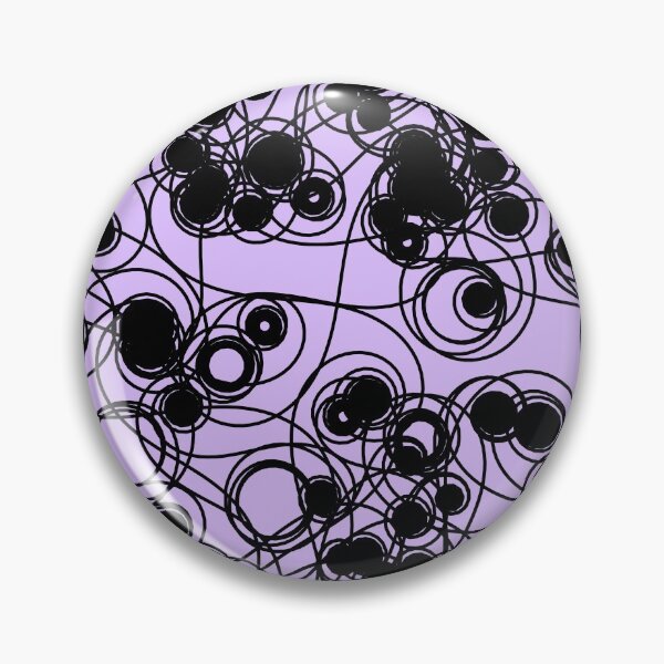 Item preview, Spiral chaotic design - black and lavender designed and sold by rahilvalani.