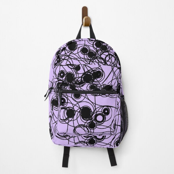 Item preview, Spiral chaotic design - black and lavender designed and sold by rahilvalani.