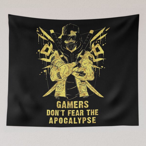 Item preview, GAMERS Don`t Fear The Apocalypse Amazing Graffiti Art Style Crazy Funny Saying designed and sold by Naumovski.