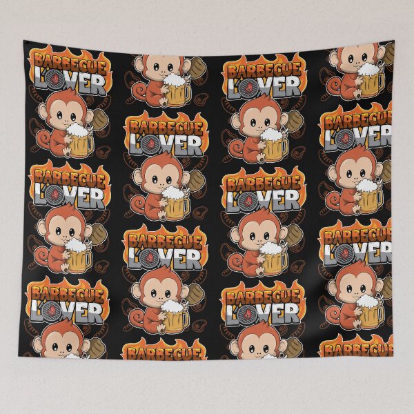Item preview, Barbecue Lover - BBQ Monkey Ape - Grill Animals designed and sold by anziehend.