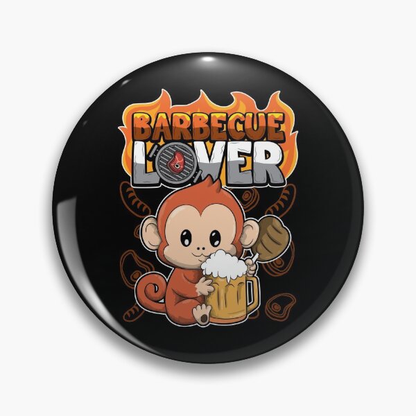 Item preview, Barbecue Lover - BBQ Monkey Ape - Grill Animals designed and sold by anziehend.
