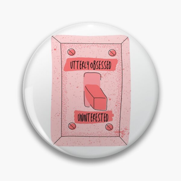 Item preview, ADHD Obsessed / Uninterested Switch | ADHD Awareness  designed and sold by LemonbatStudio.