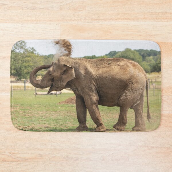 Item preview, An Elephant Throwing Mud designed and sold by DaveBond.